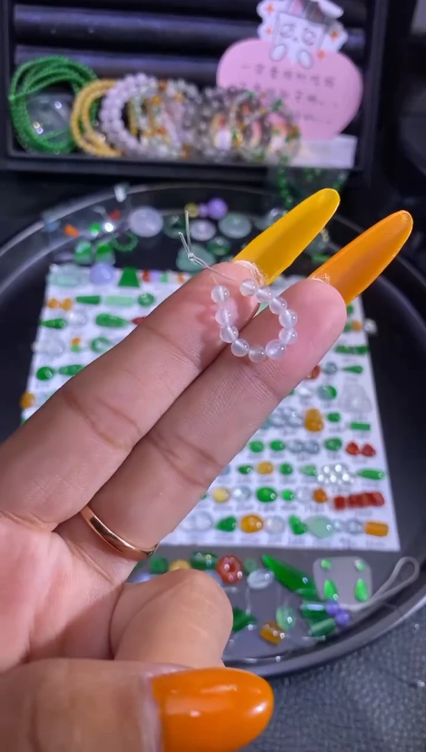未镶嵌挂件翡翠珠子