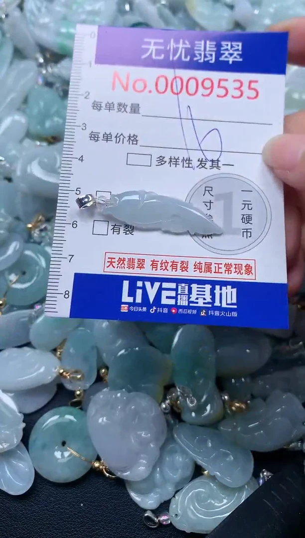 颈饰未镶嵌翡翠9535