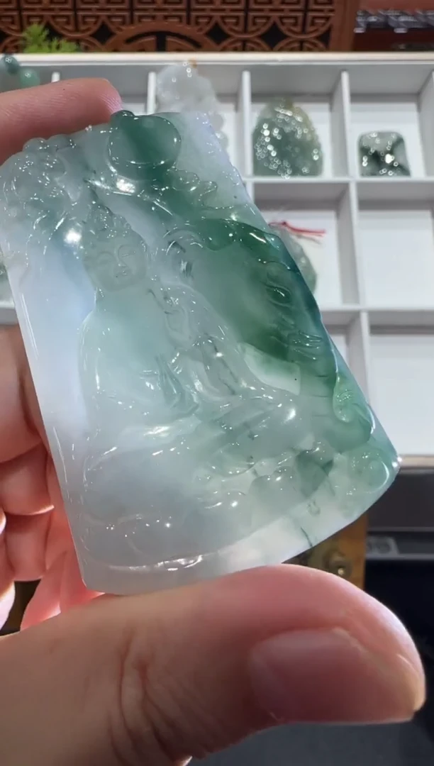 未镶嵌挂件翡翠A货翡翠多样性孤品