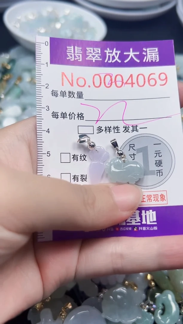 颈饰未镶嵌翡翠4069