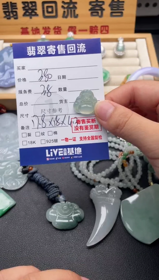颈饰未镶嵌翡翠10147001