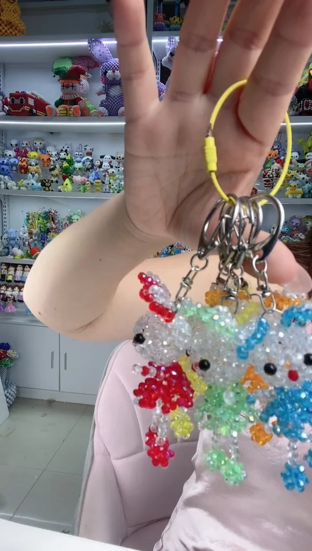 玻璃1327卡4水晶裙子兔材料包1套透色