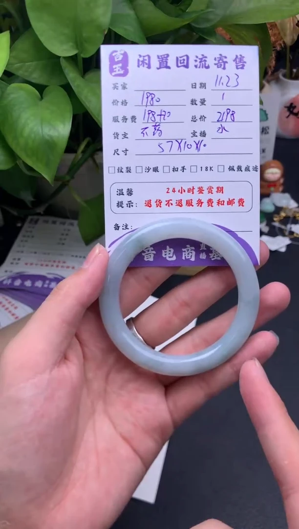 未镶嵌手镯翡翠手镯