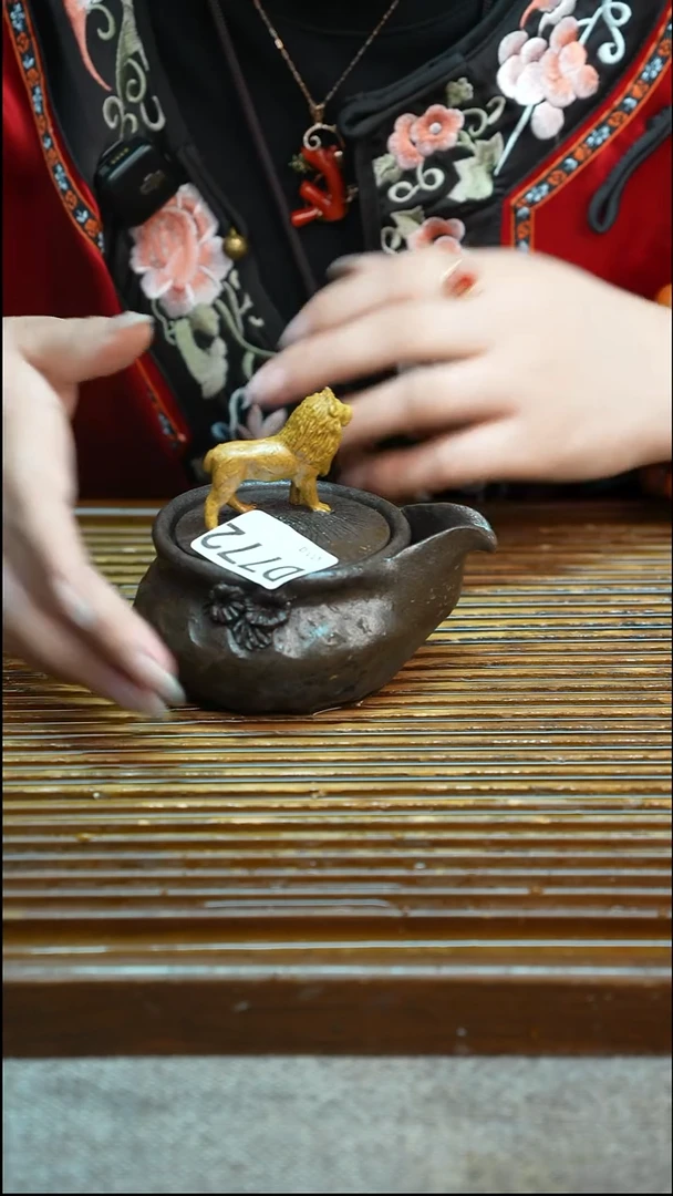 万古烧粗陶手工手做茶具