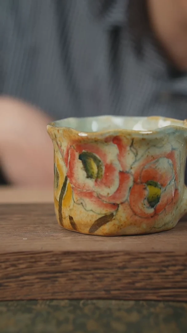 【闪购商品】杯子泥垚手作 景德镇手工手绘器物258