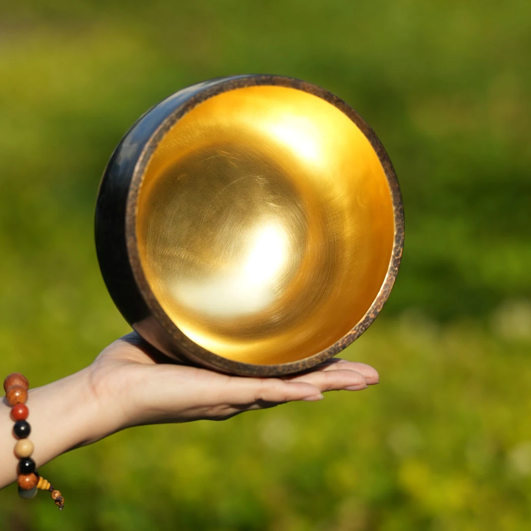 紫金颂钵16-25cm 瑜伽冥想静心放松 具体尺寸请与主播确认