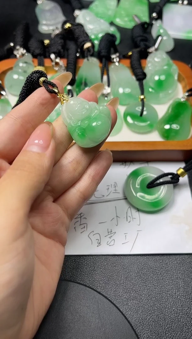 颈饰未镶嵌翡翠所见即所得 一图一物