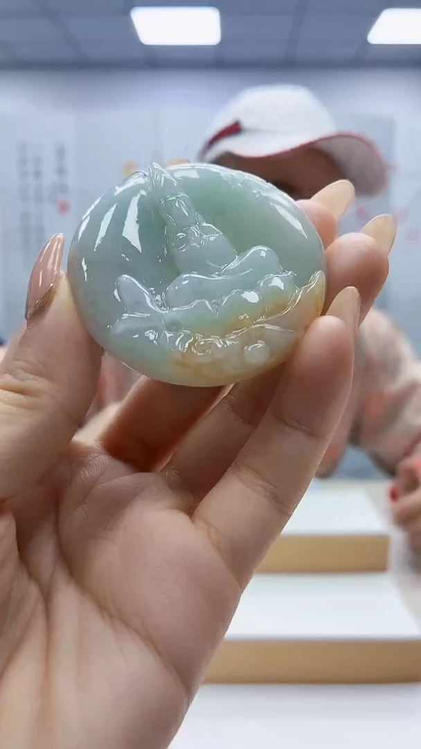 未镶嵌定制翡翠4919ty-毛货挂件95