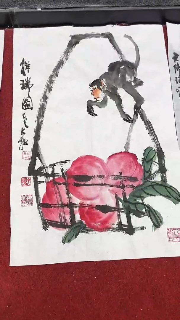 国画周大拙/国画/花鸟