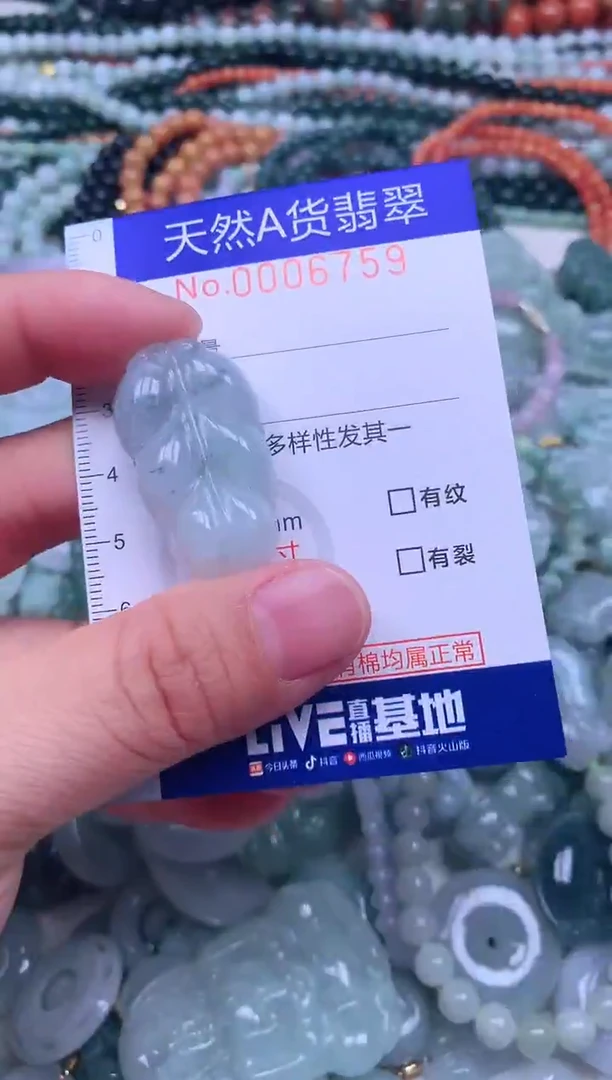 颈饰未镶嵌翡翠天然翡翠