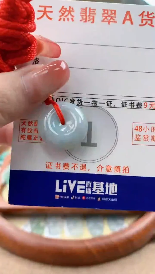 颈饰未镶嵌翡翠天然A货翡翠挂件