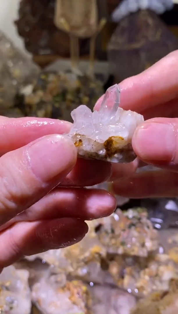 未镶嵌珠宝半成品水晶60号四川超七花园水晶