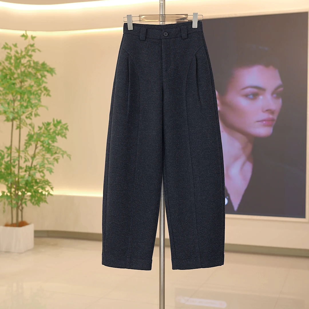 【认准正版】加厚绵羊毛窄版香蕉裤抗起球可机洗-K88057