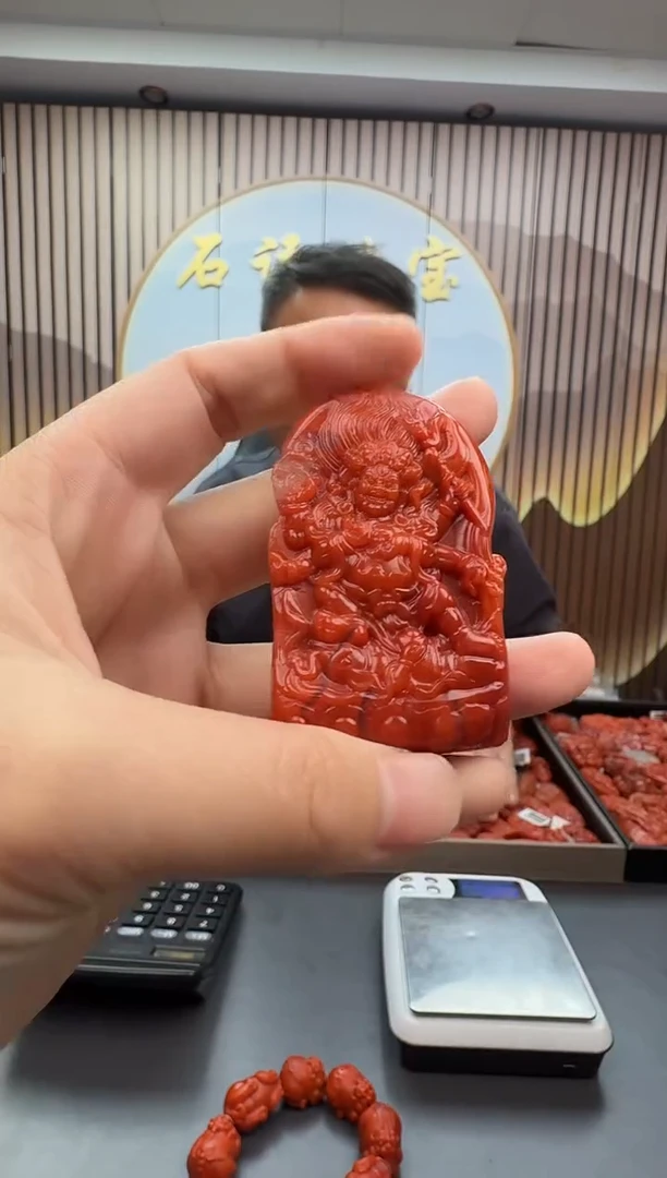 未镶嵌雕刻南红玛瑙078ZB1126产品一个