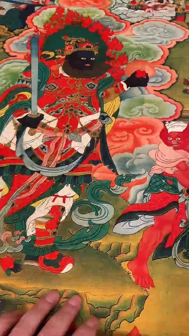 装裱画精美唐卡tk16068