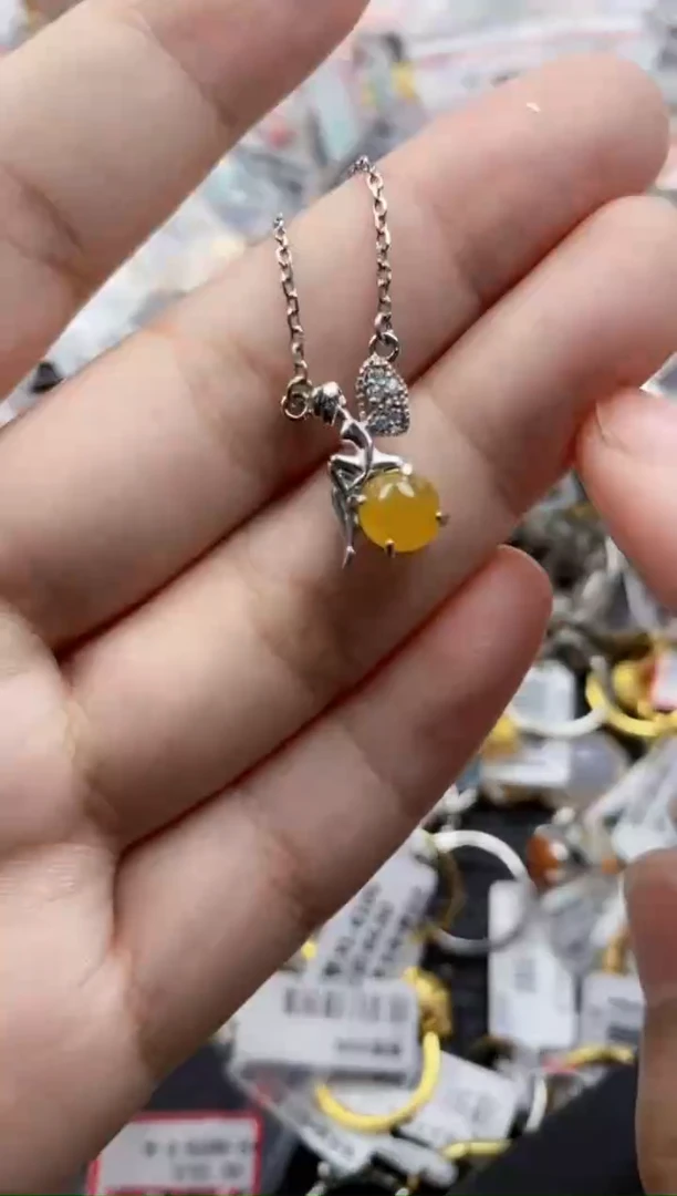 翡翠戒指银S925镶嵌333   1