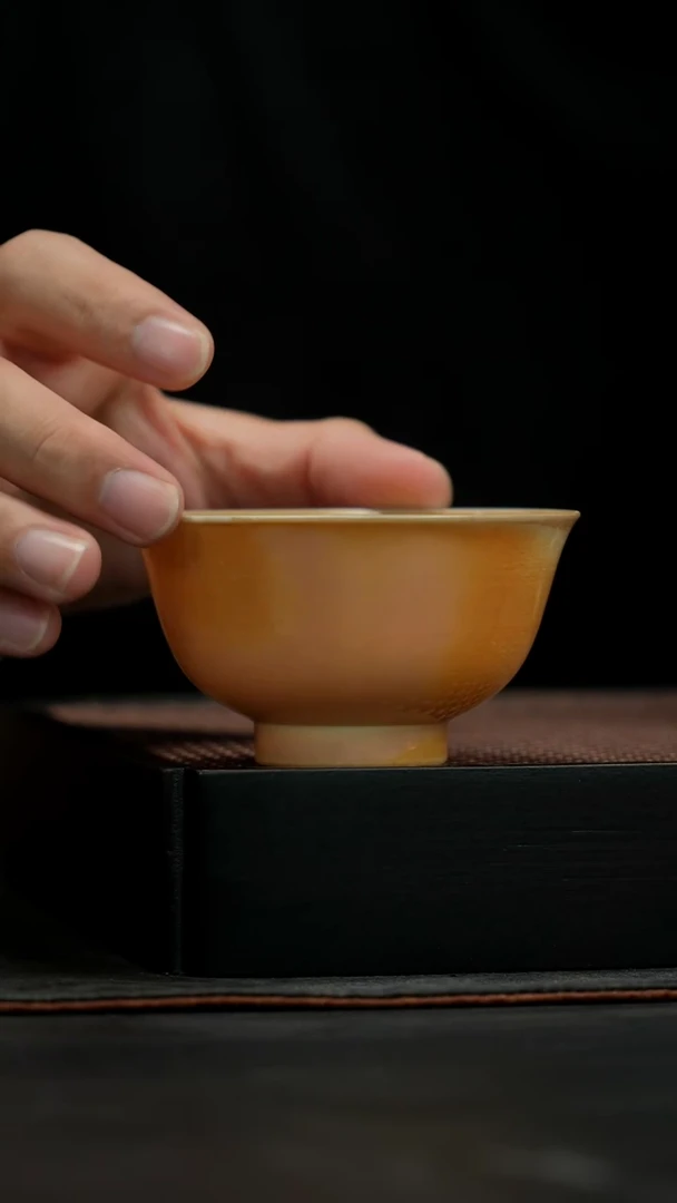 金丝楠木落灰120ml宫碗