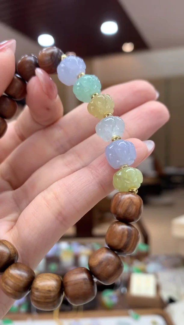 未镶嵌手串翡翠手串