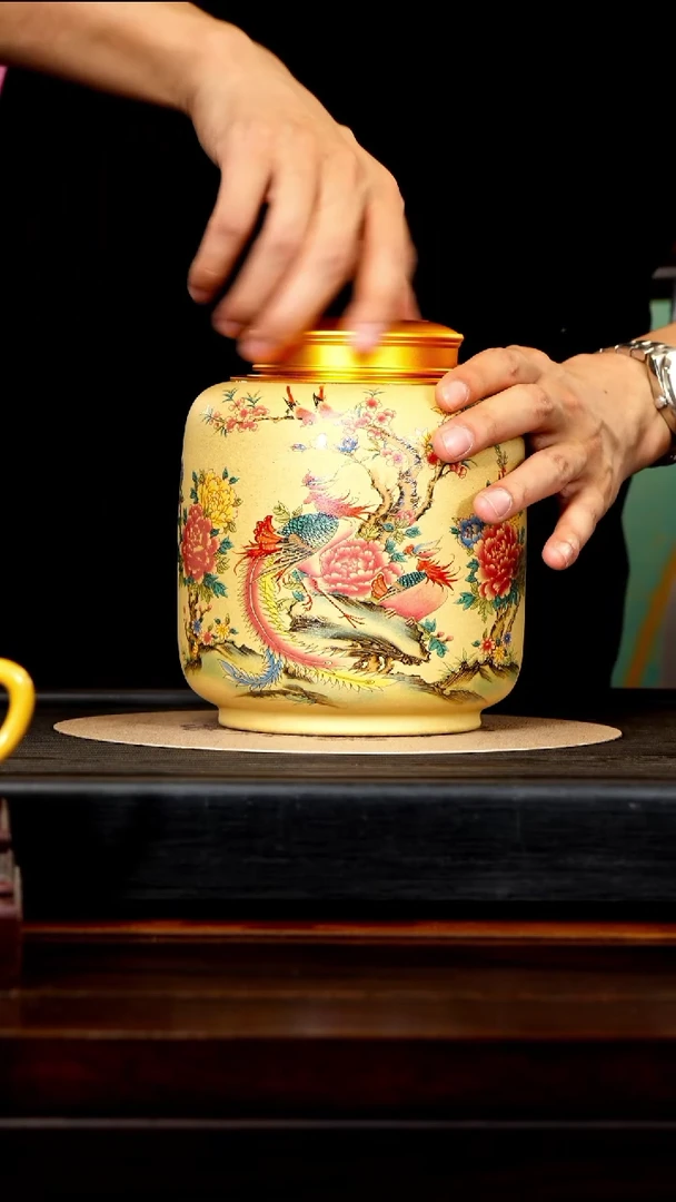 顽壶紫砂精选茶叶罐