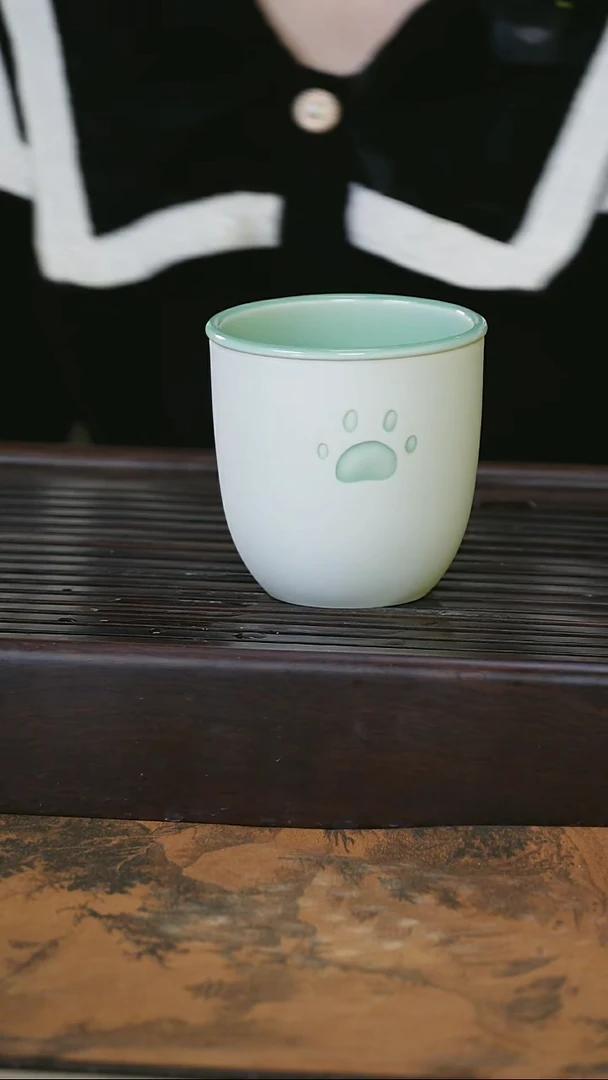 摆件望瓯陶溪川 猫爪杯xy