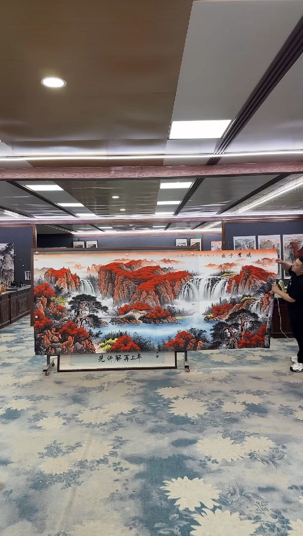 国画W-刘雪红-大丈二-山水国画