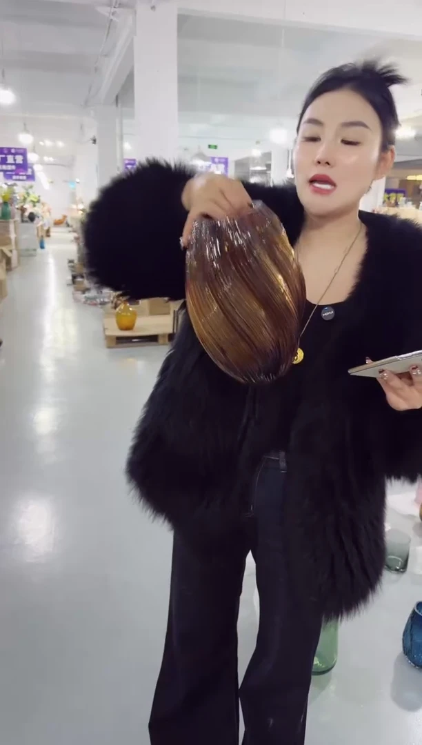 【闪购商品】无铅玻璃UU外贸仓-微瑕花瓶--JW37