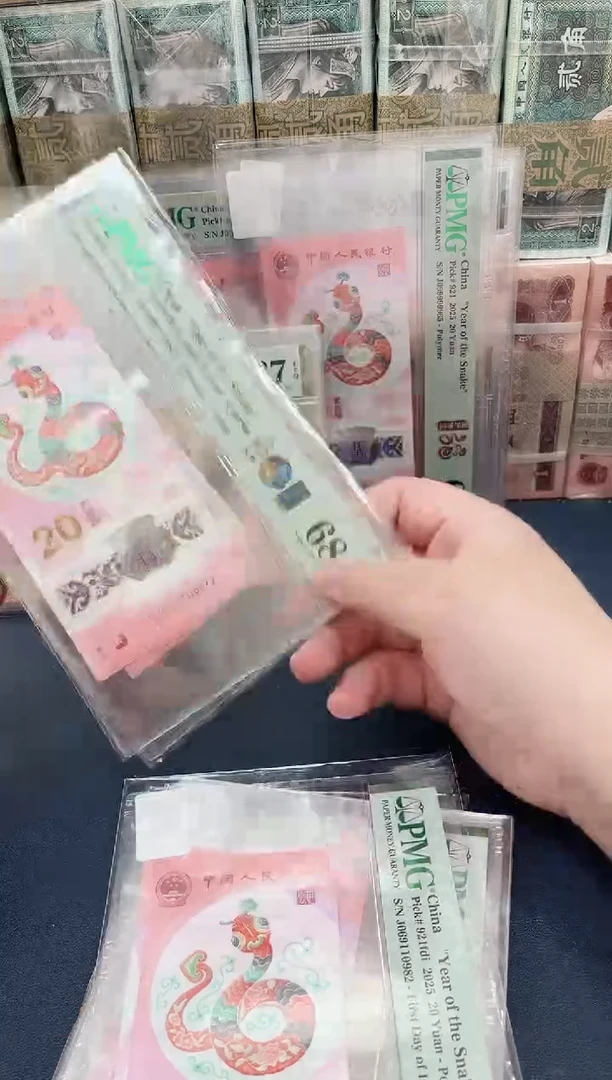 塑料24年龙钞豹升号J0888头金马号-PMG68