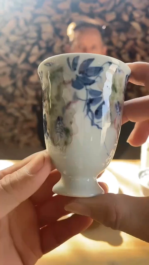 杯子陶景德镇手工手绘陶瓷
