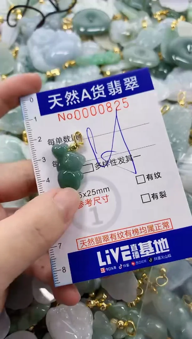 颈饰未镶嵌翡翠天然A货翡翠