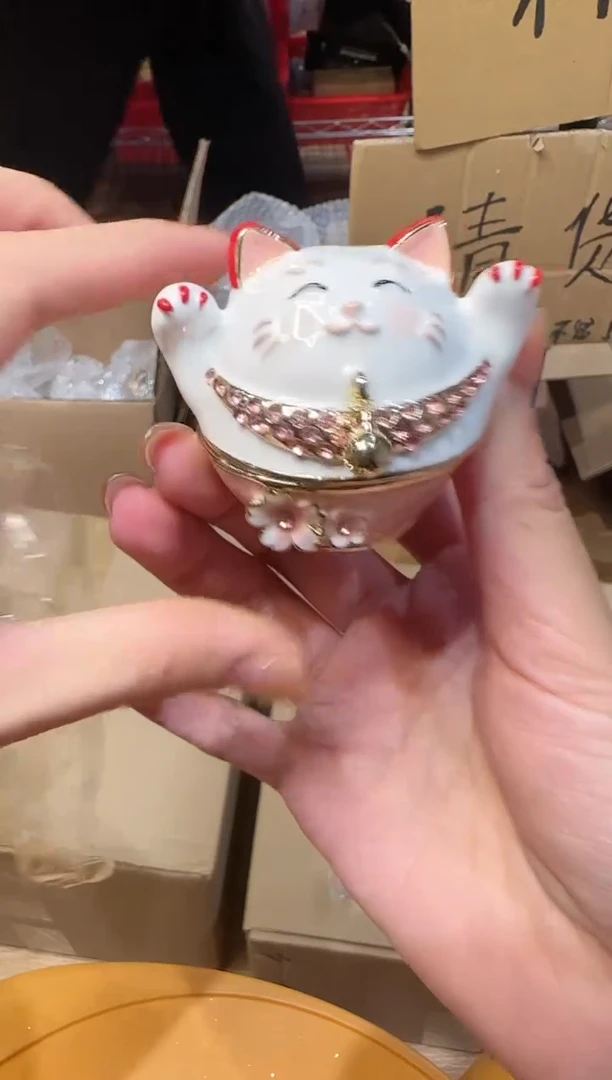 【闪购商品】茶宠珐琅首饰盒摆件AD101
