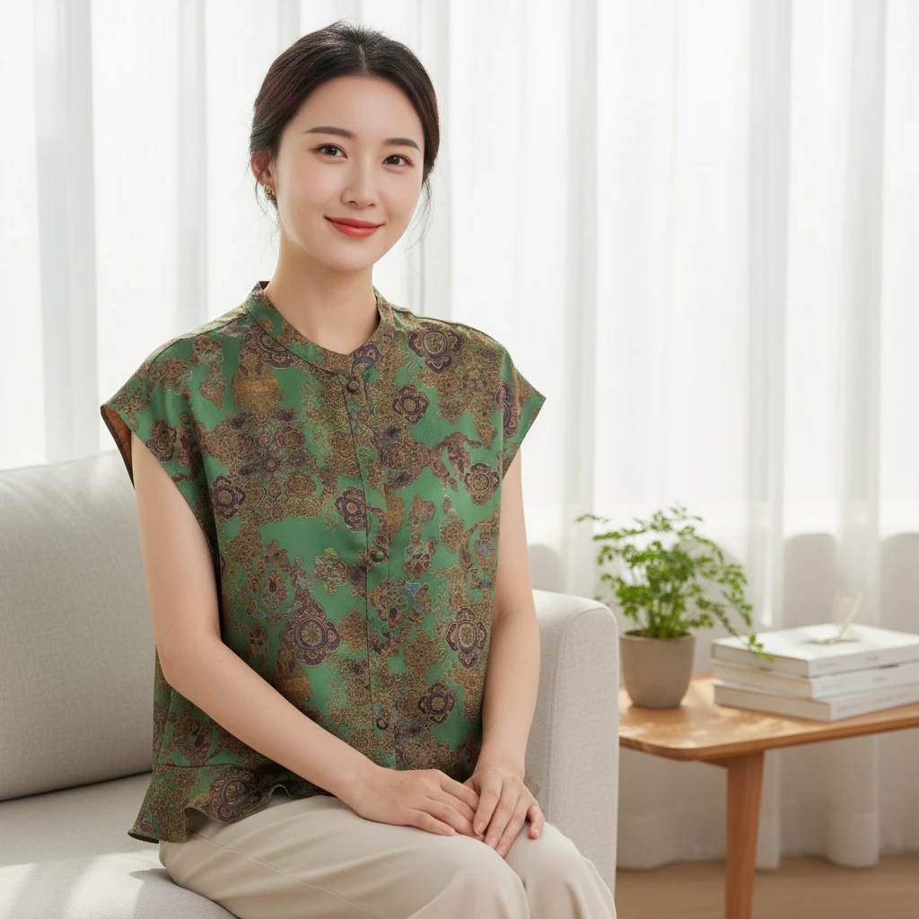 8664-琉璃开衫-新中式国风夏季女士宽松显瘦百搭上衣小衫