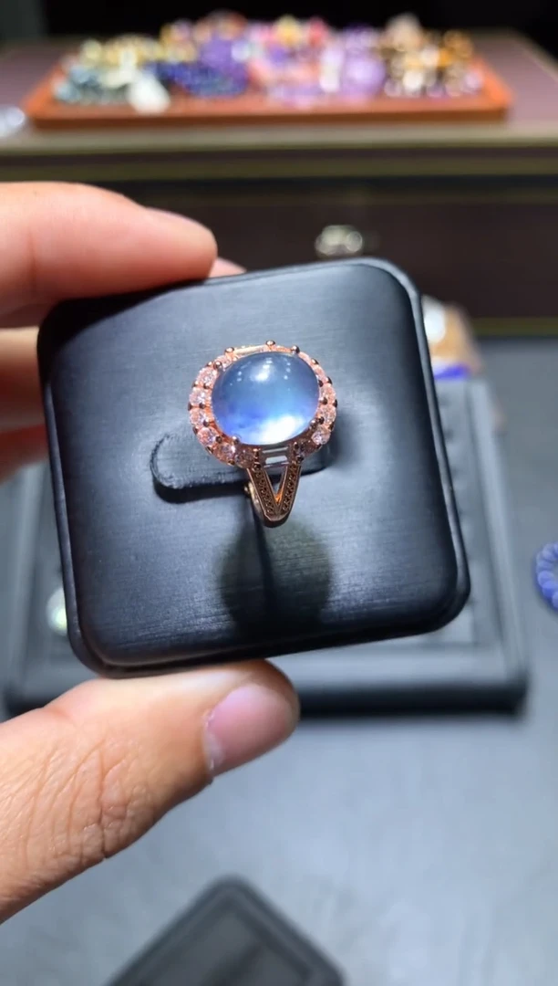 【闪购商品】海蓝宝石戒圈未镶嵌L69【多样性发其一】