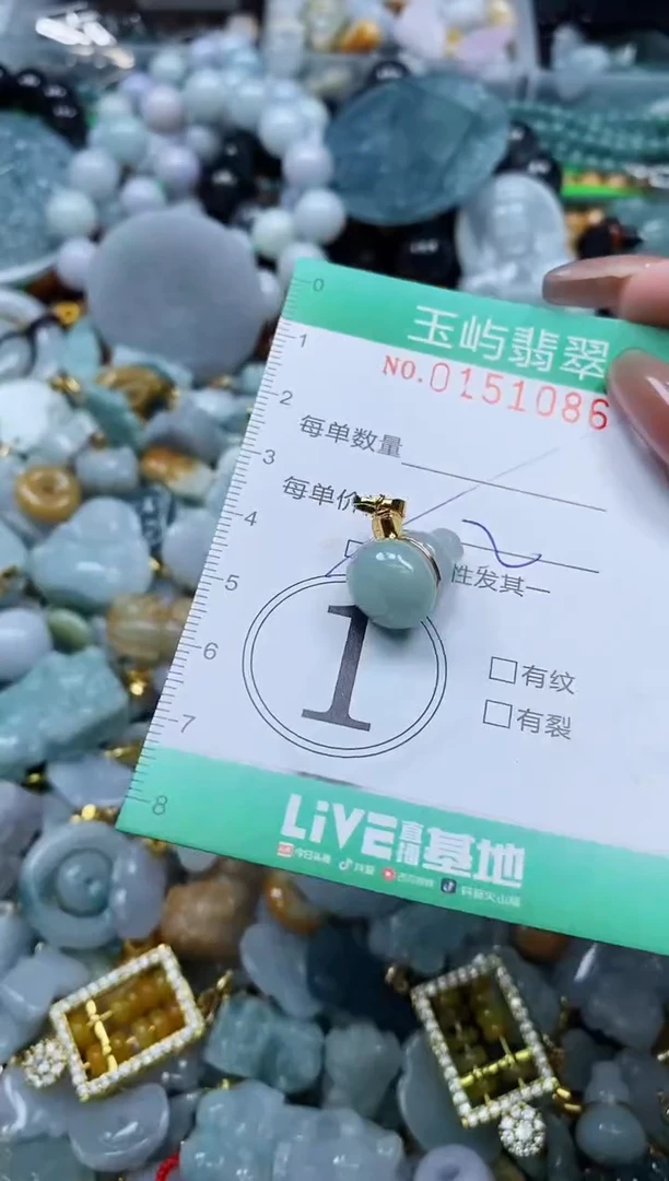 翡翠未镶嵌颈饰闪购0151086多样性发其一