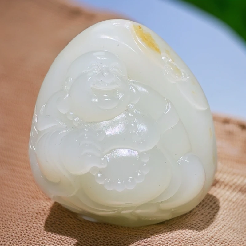 和田玉未镶嵌吊坠(不含链)