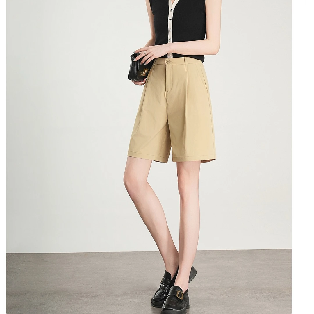 短裤索罗那夏季显瘦松紧弹力2913