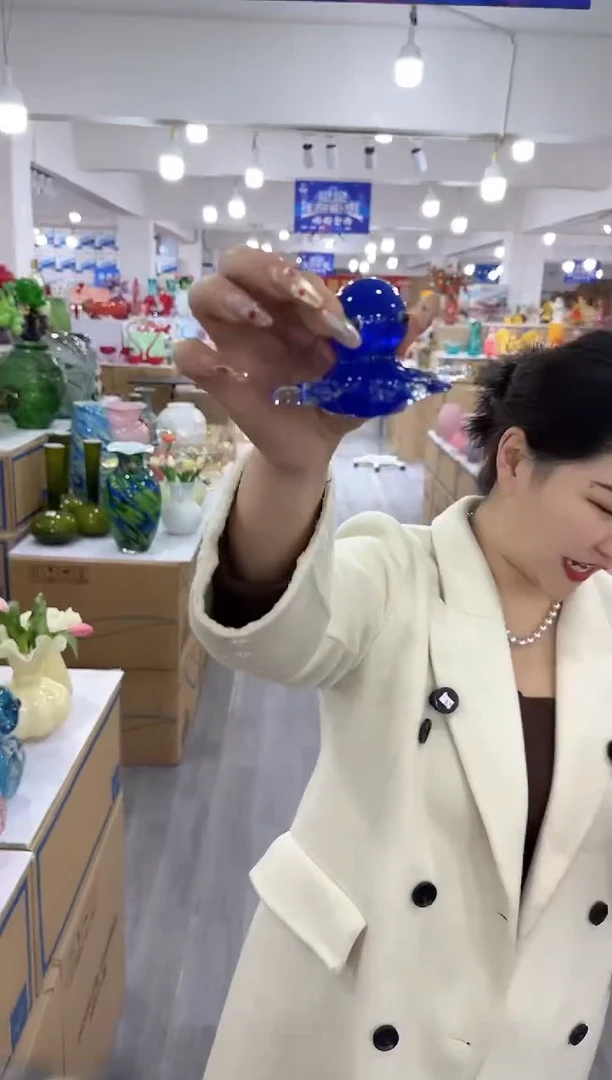 【闪购商品】琉璃简屿花器C-品53