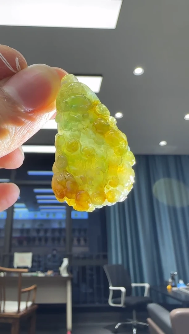 颈饰未镶嵌翡翠多样性天然翡翠A货孤品