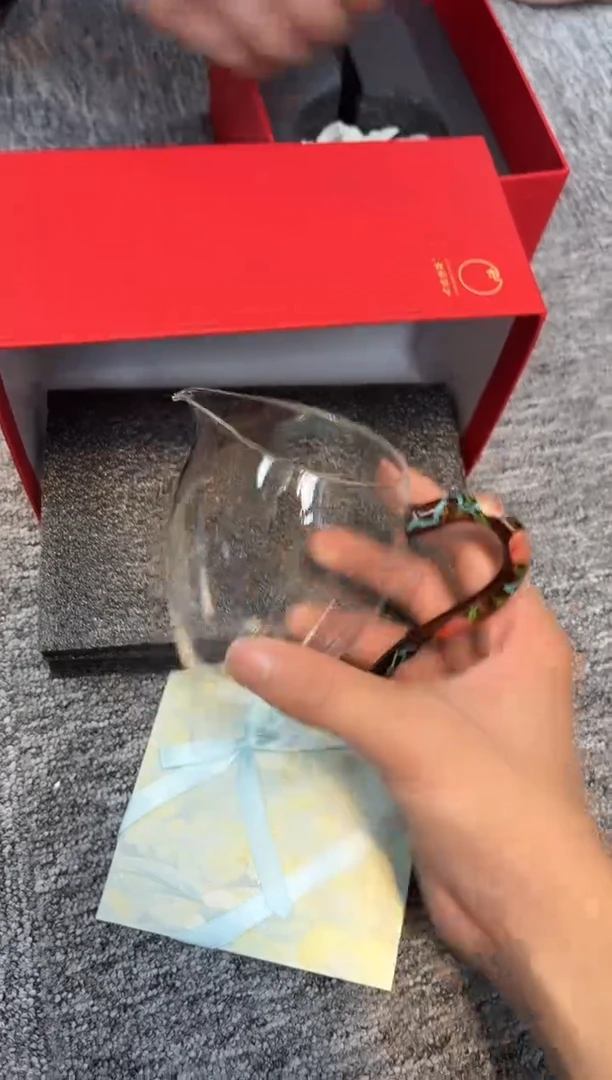 禾器-手绘大漆公杯-寿桃