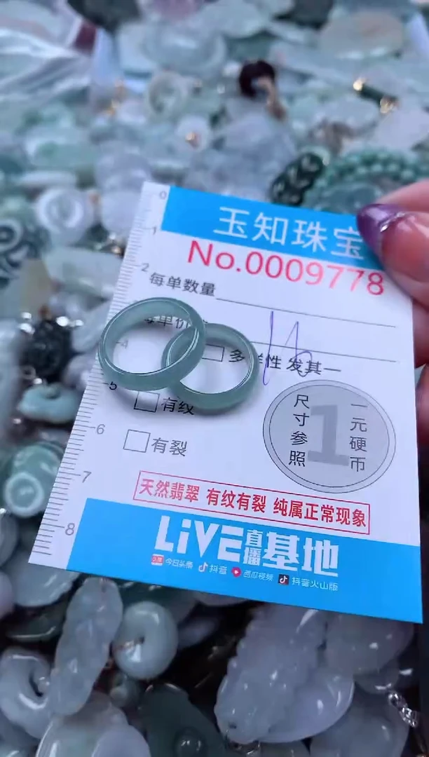 翡翠未镶嵌吊坠(不含链)9778