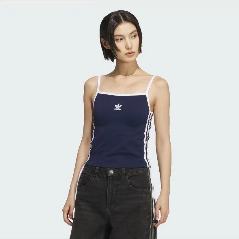 【原力场AC】阿迪达斯三叶草女子经典自带胸垫运动吊带背心KE3887