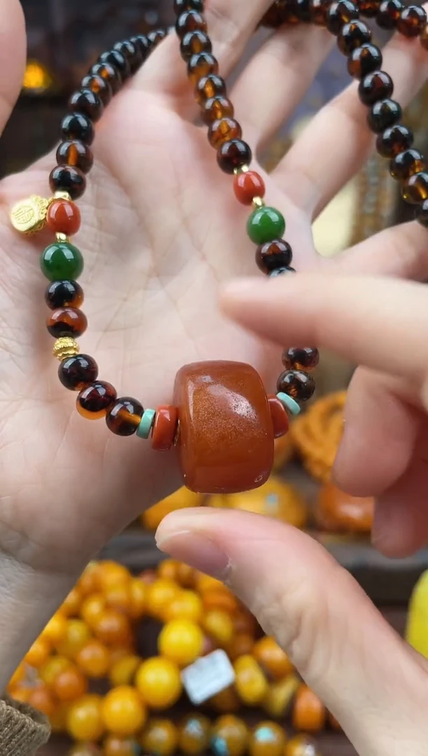 裸石琥珀未镶嵌多样性发货1，假一赔4