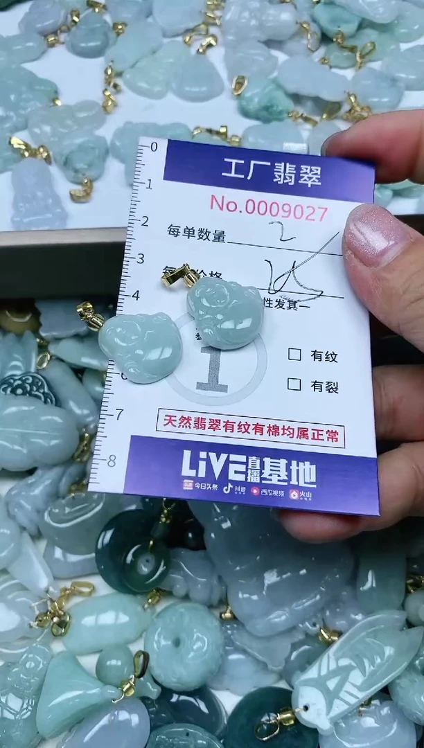 【闪购商品】翡翠吊坠(不含链)未镶嵌翡翠