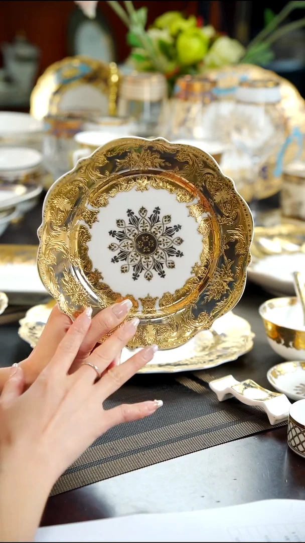 瓷片8英寸平盘 1个