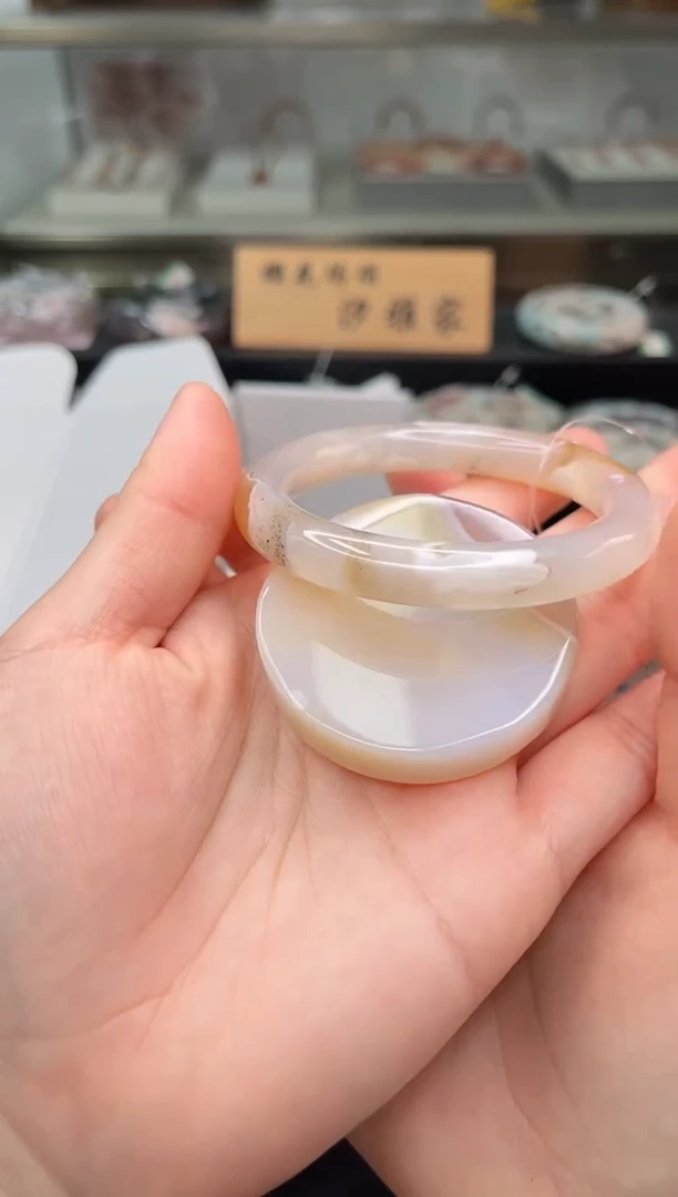 未镶嵌手镯石英质玉53圈口（赠品镯心）1441595