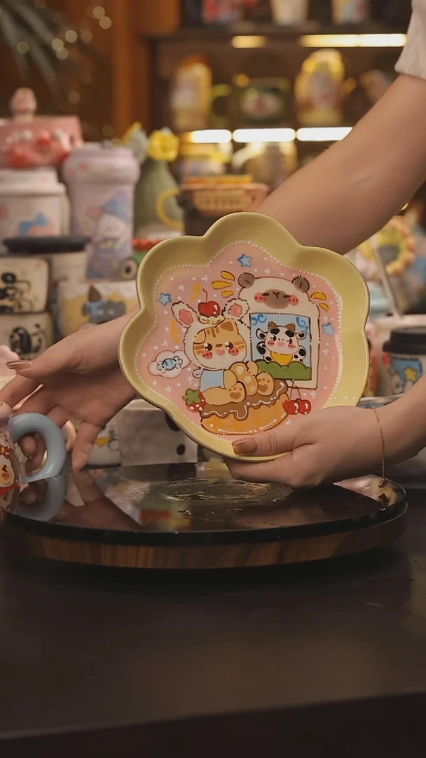 景德镇釉下彩绘设计师款式陶瓷
