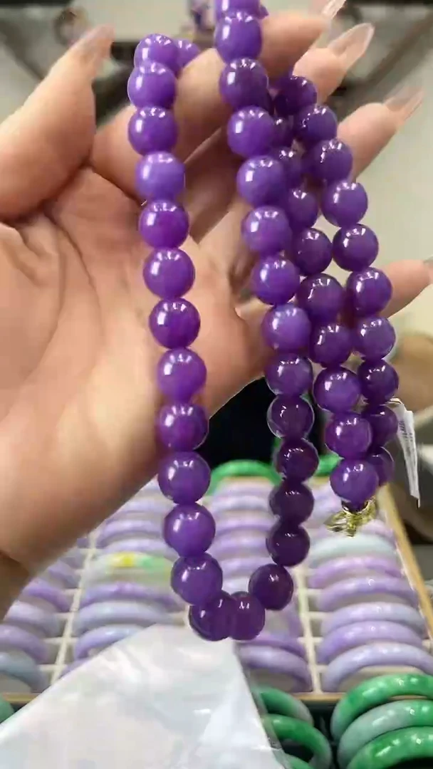 【闪购商品】砖雕闪25 妖紫项链  加长款