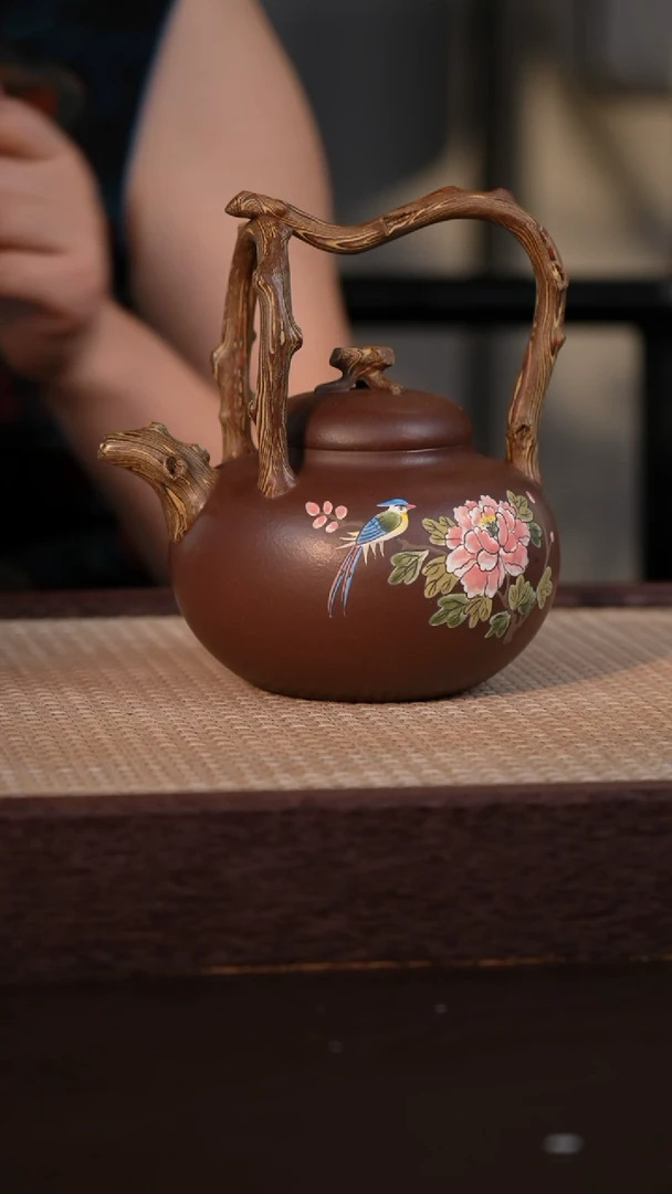 茶壶紫砂紫泥 550cc