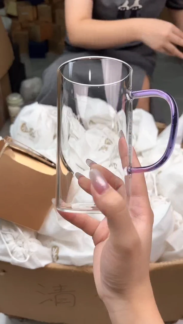 禾墨绿茶杯子浅紫色