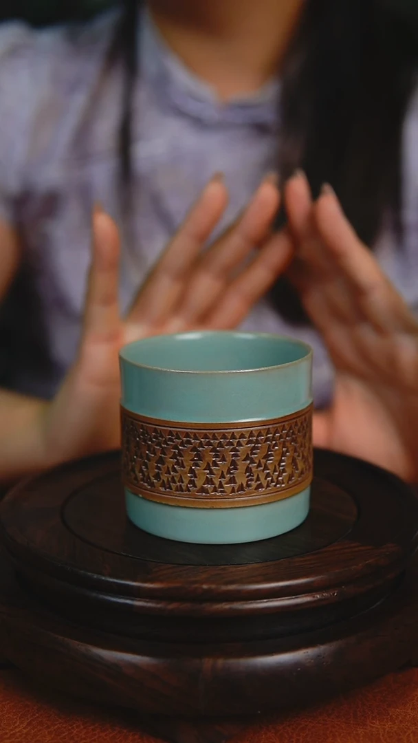 摆件原产地原矿釉汝