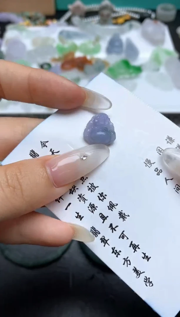 定制翡翠未镶嵌翡翠毛货~